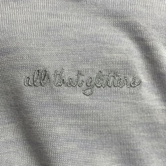 Banana Republic Extra Fine Merino Wool Crewneck Sweater. Womens Small. Blue grey - Picture 3 of 8